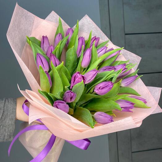 Purple tulips