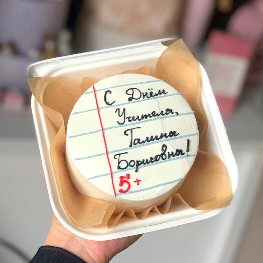 Бенто торт на День Учителя