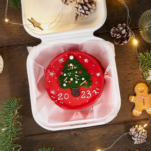 Бенто торт Новогодний с елочкой