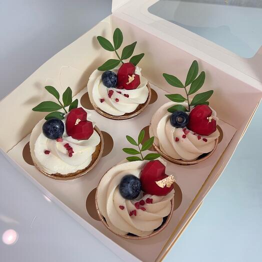 Капкейки «Сникерс» 6 шт