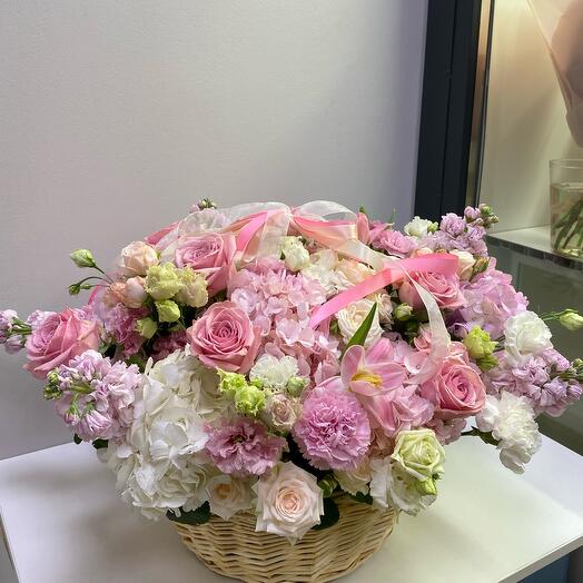 Cesta de flores