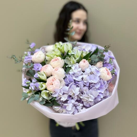 Bouquet of lilac clouds