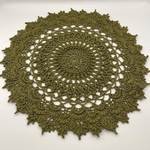 Серветка "Агнеса" оливкова