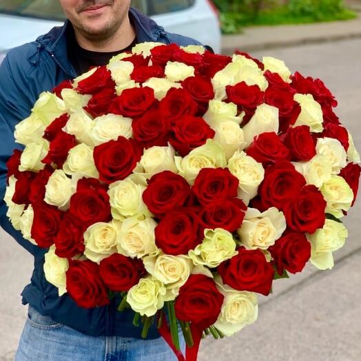 Bouquet mix 101 roses
