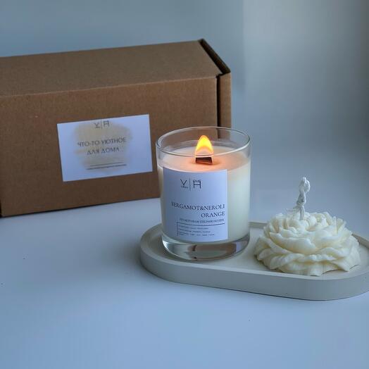 Gift set of scented candles