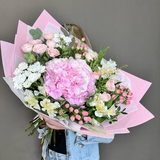 Букет Розовый вихрь 🌸