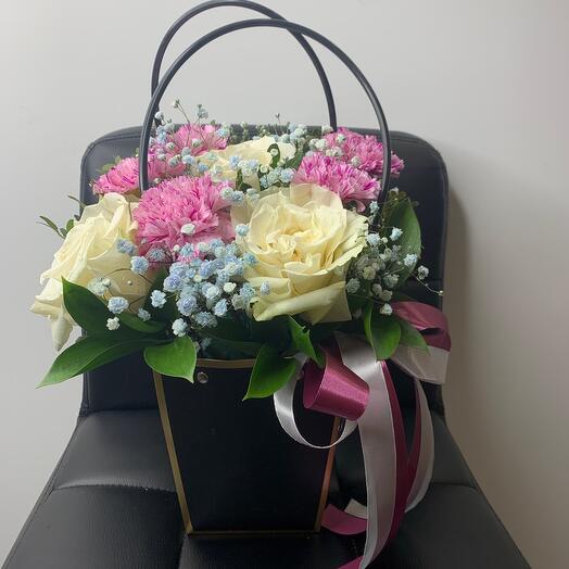 Cesta de flores