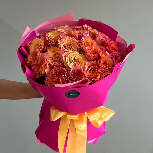 Букет из 21 роз 50 см (10.87)