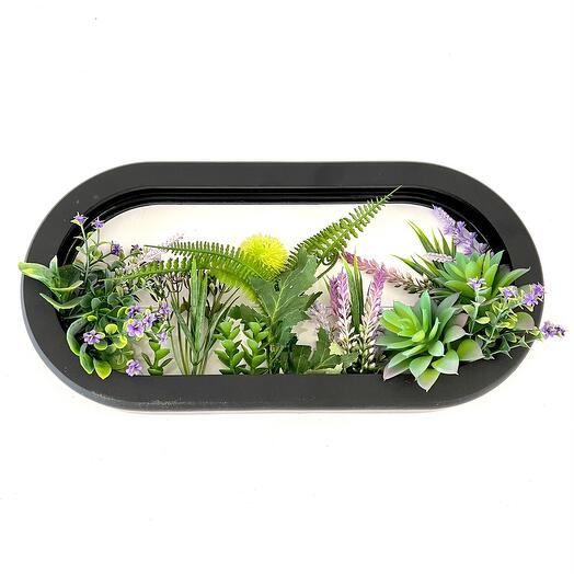 Композиция из искусственных суккулентов