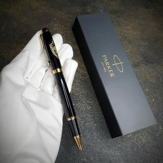 Ручка Parker шариковая с гравировкой ФСБ
