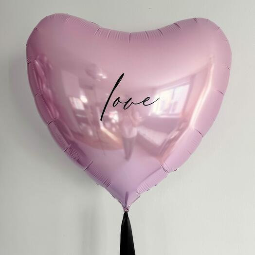 Nagy szívecske nyomattal