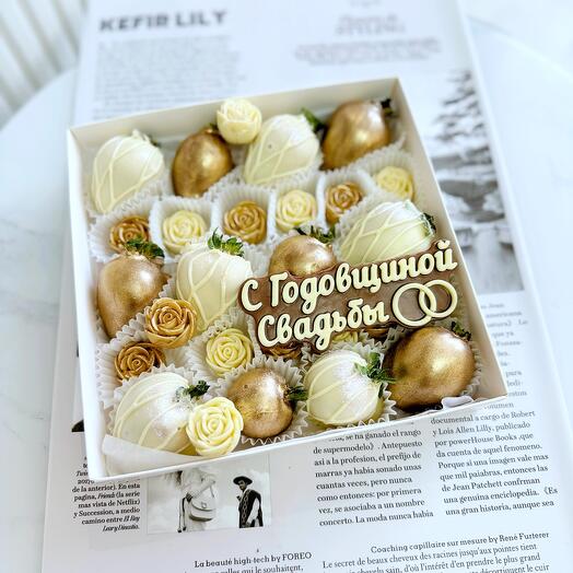 Клубника в шоколаде на свадьбу