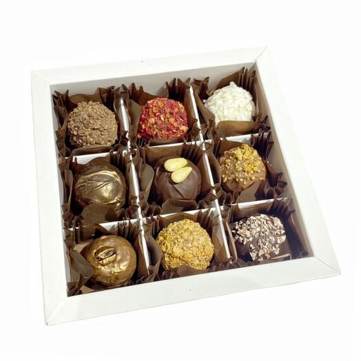 Assorted chocolate truffles