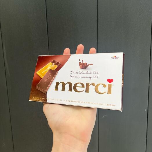 Шоколад «Merci», горький