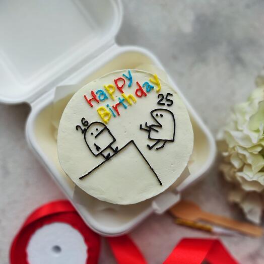 Бенто торт "Happy Bd"