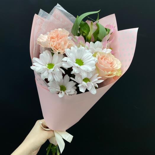 The bouquet is a compliment