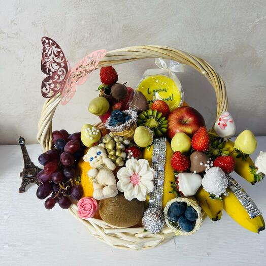 Fruit Basket - happy birthday