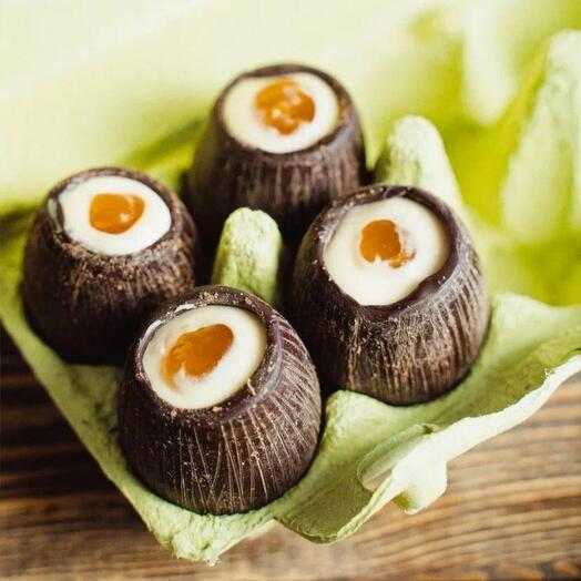 Яйца с воздушным кремом (4шт)