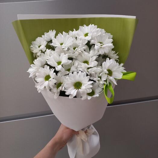 Букет белоснежных ромашек 🤍