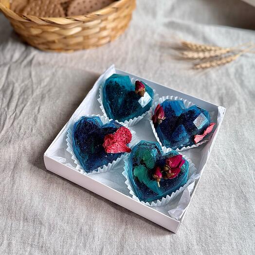 Juego de bombas de té "corazón del océano"