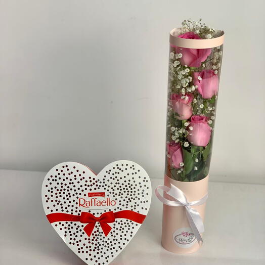 Pink Stand Bouquet Combo 2