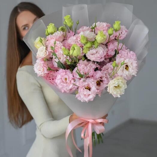 Эустома розовая 15 шт
