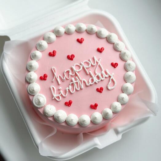 Бенто торт «happy birthday❣️» на день рождения