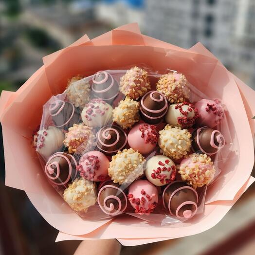 Букет клубника в шоколаде 🍓Счастье 🍓 25