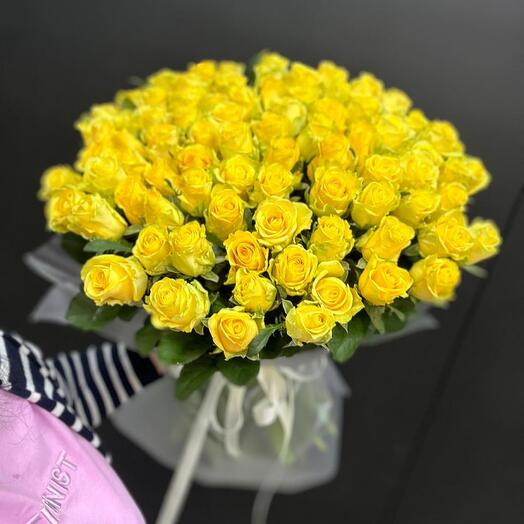 101 ЖЁЛТАЯ РОЗА