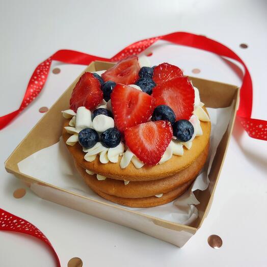 Bento cake - open honey cake (birthday gift)