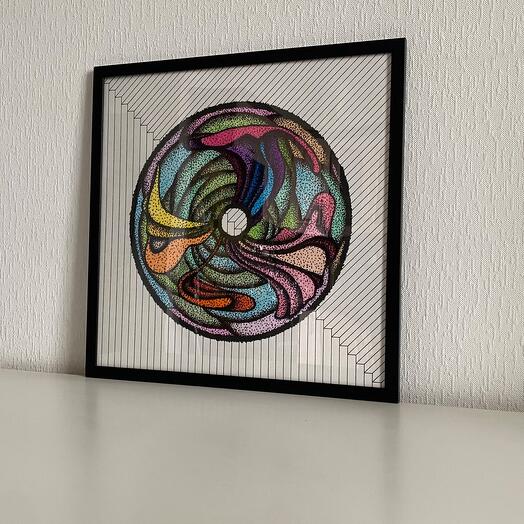 Картина-пластинка Aura Композиция для медитаций