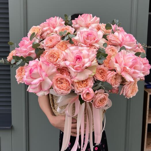 Корзина с французским розами