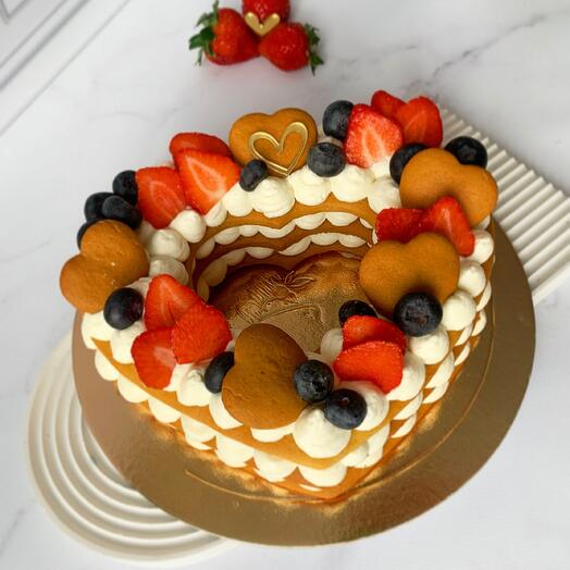 Бенто торт медовик Люблю