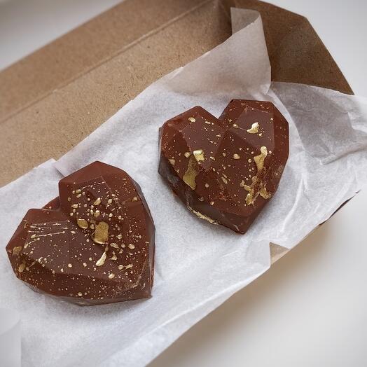 Дубайский шоколад "2 сердечка"