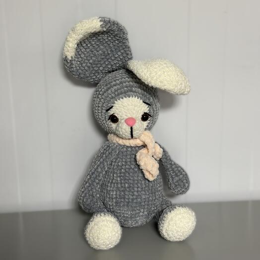 Игрушка зайка с шарфиком