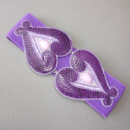Пояс-резинка  "Violet lizard"