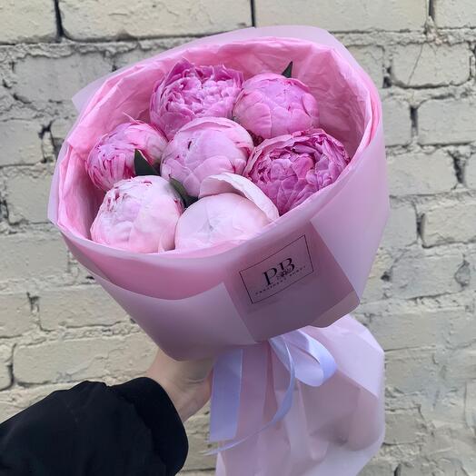 Pink peonies