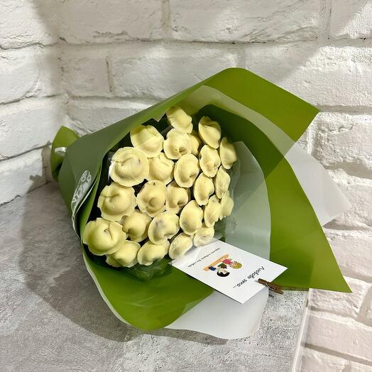 Bouquet of 25 chocolate dumplings on February 23rd