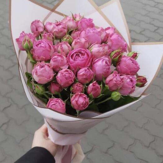 Букет из пионовидной розы