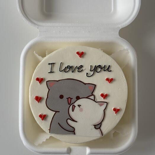 Бенто торт «I love you