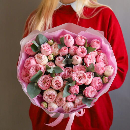 Микс кустовых Пионовидных роз менсфилд 💕