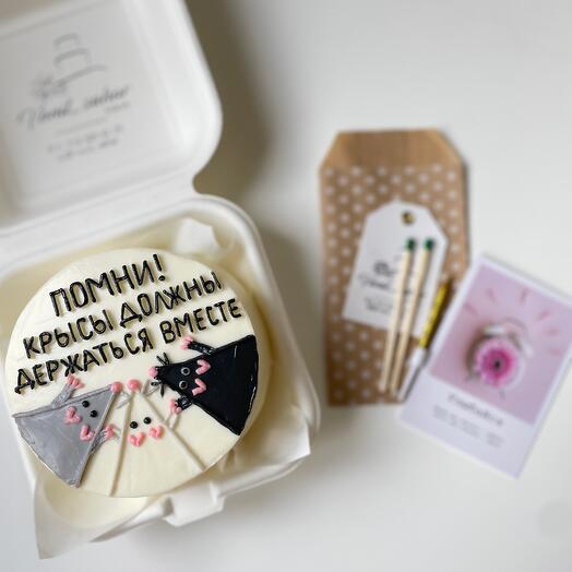 Бенто торт для подруги