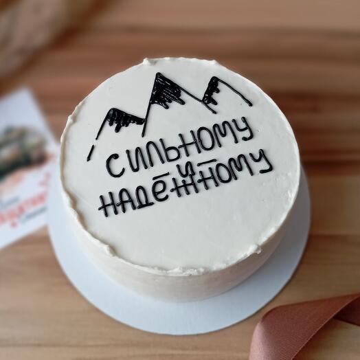 Бенто торт мужчине Сильному и надёжному