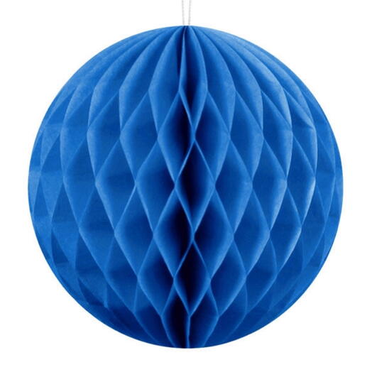 Бумажный фонарик синий. Paper lantern blue
