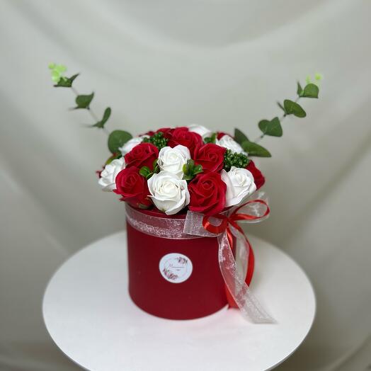 Ramo de 25 rosas de jabón