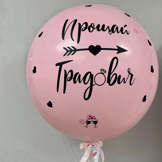 Шар на девичник «Прощай фамилия»