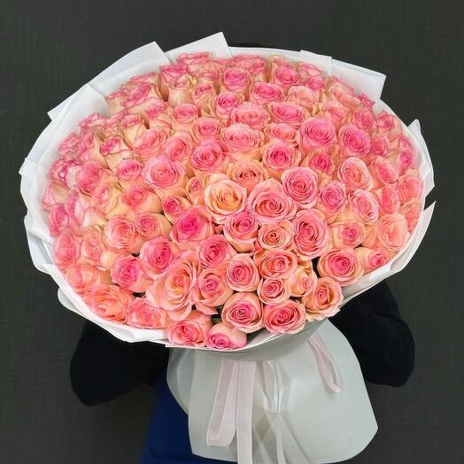 Букет из 101 Голландской розы 50 см
