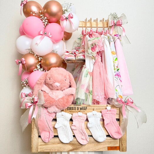 Luxury Baby Arrival Crate Hamper (Availble in Blue)