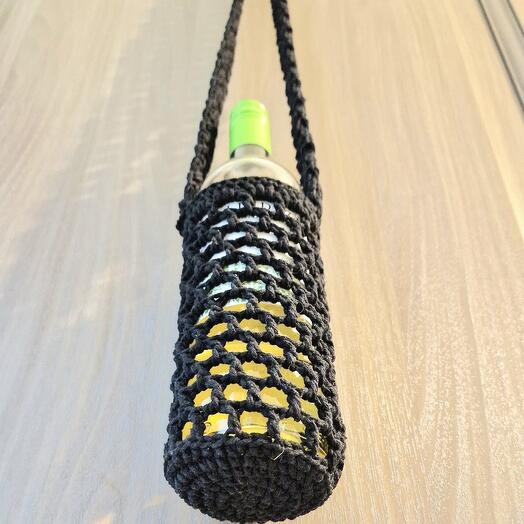 Сумка для бутылки черная