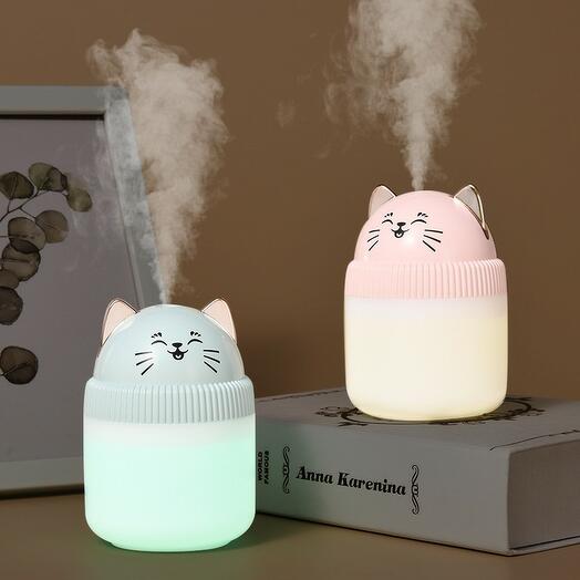 Настольный увлажнитель воздуха-ночник Cat (разные цвета)